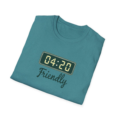 Friendly 4:20 Unisex T-Shirt | Marijuana Enthusiast Tee, Cannabis Gift, 420 Apparel, Stoner Friends Outfit, Chill Vibe Clothing