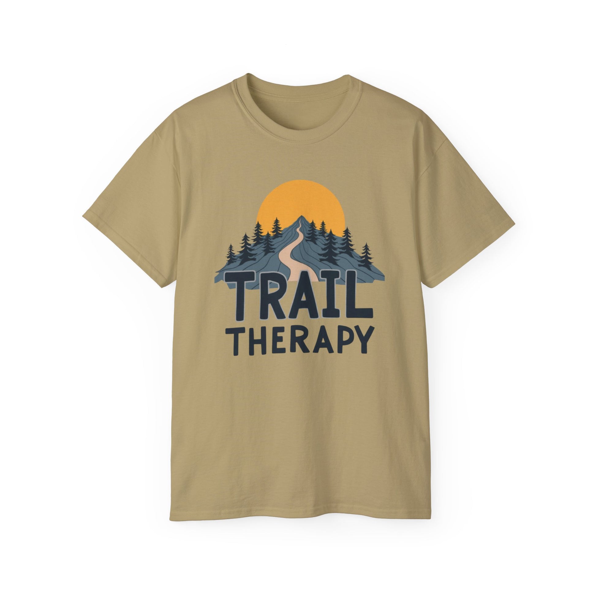 Trail Therapy Unisex Ultra Cotton Tee | Outdoor Lover Gift, Adventure Shirt, Nature Tee, Hiking Apparel, Relaxation Wear - Psychonaut Swag