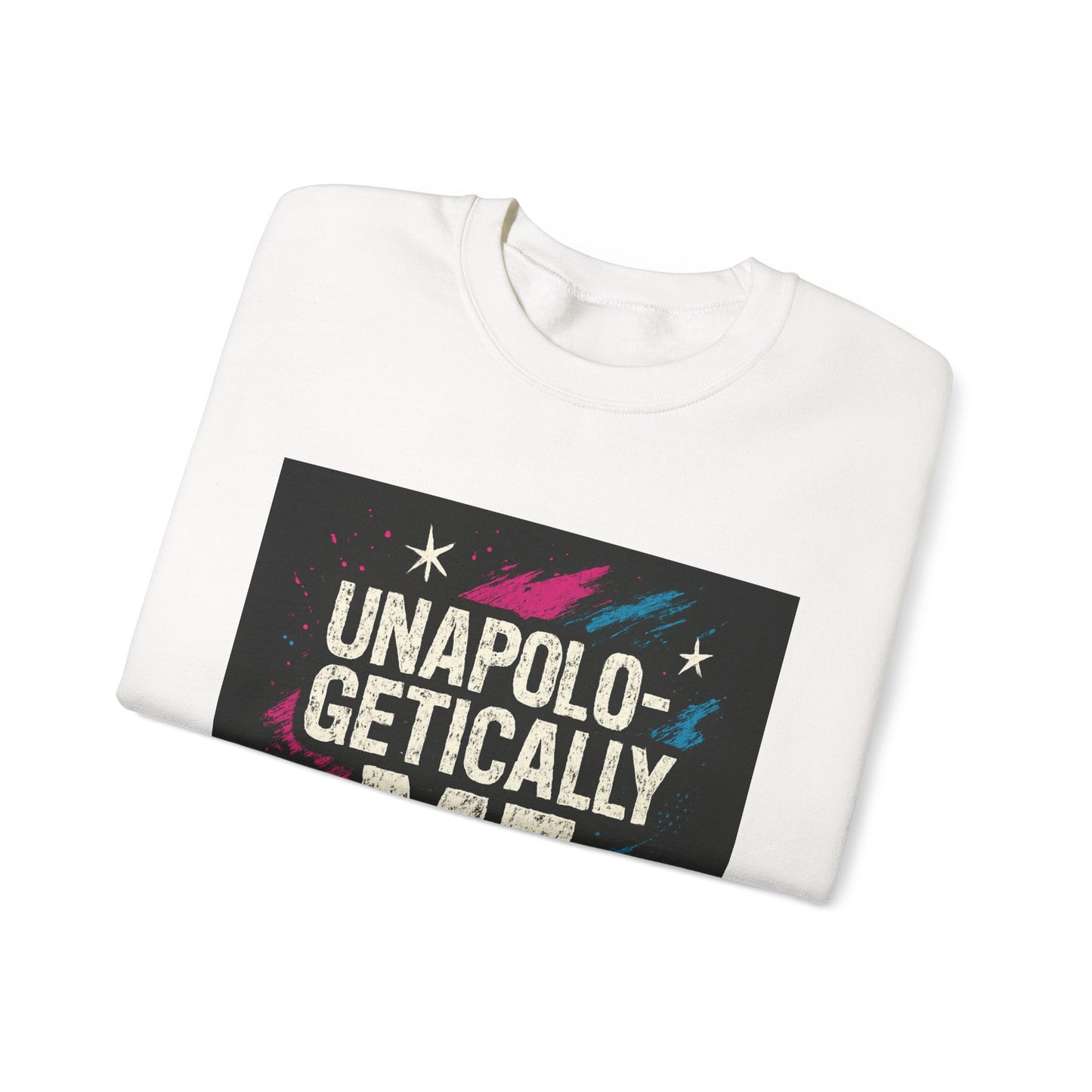 Sweatshirt — "Unapologetically Me" Graphic Crewneck