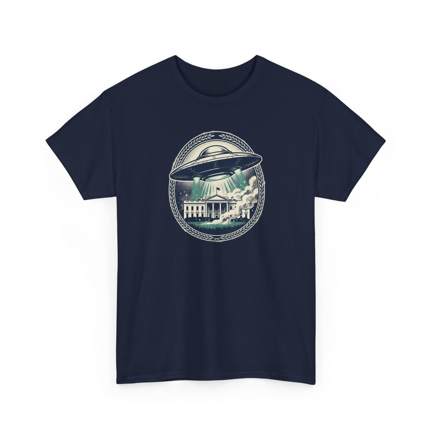 Alien Disclosure T-Shirt — Flying Saucer Over White House