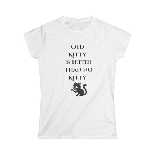 Old Kitty Women's Softstyle Tee - Psychonaut Swag
