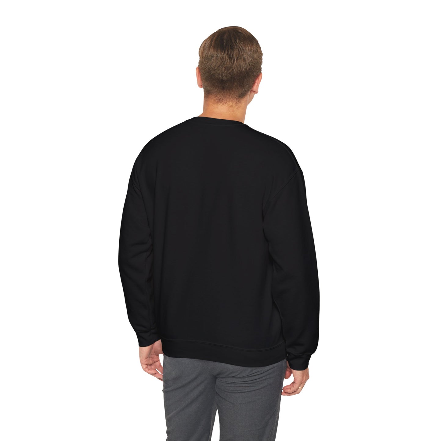 Black Cat Moon Crewneck Sweatshirt — Cute Witchy Cat Graphic