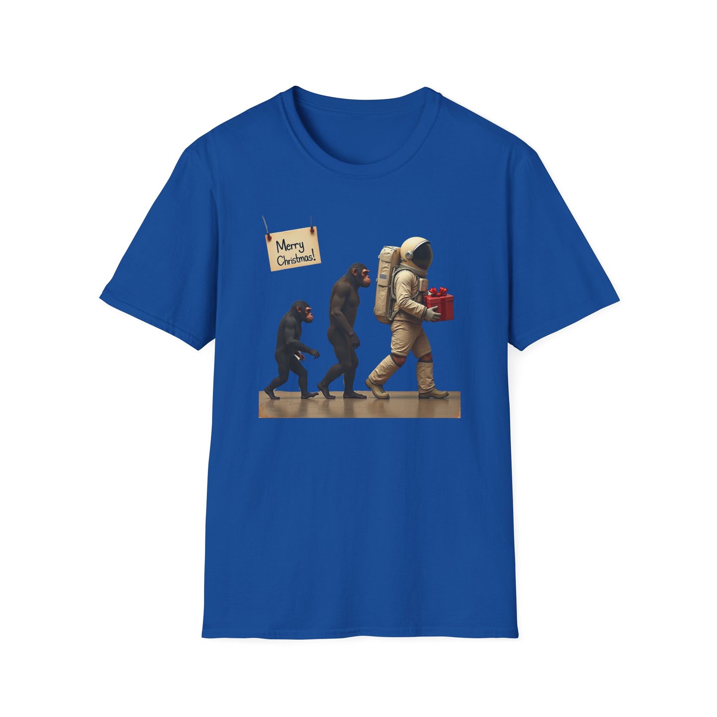 Evolution of Astronaut, Unisex Softstyle T-Shirt