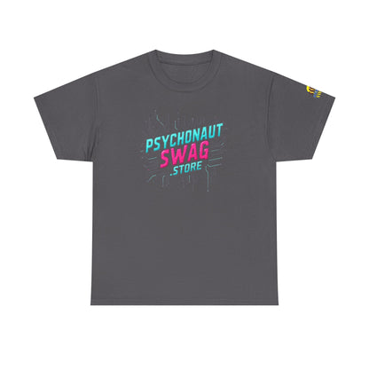 Psychonaut Swag, Human Billboard, Unisex Heavy Cotton Tee
