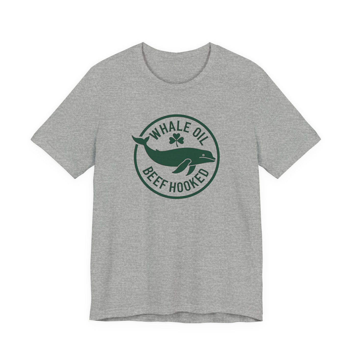 St. Patrick's Day 'Whale Oil Beef Hooked' T-Shirt — Funny Irish Drinking Tee