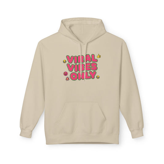 Hoodie - "Vibe Check" Colorful Retro Text Graphic