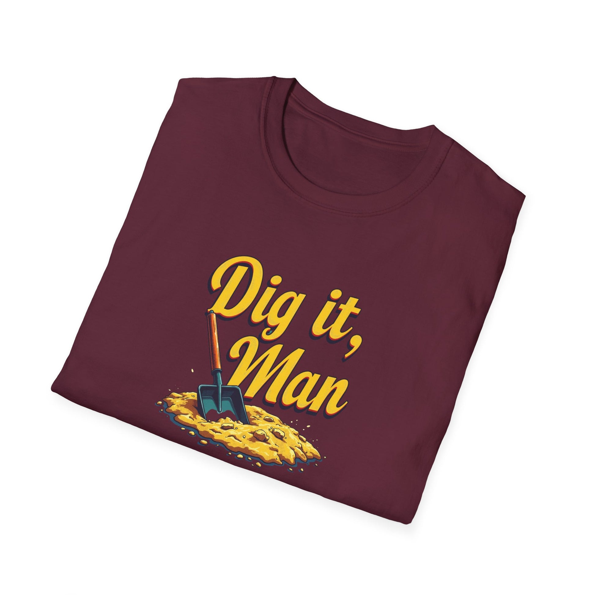 Dig it, Man, Fun Casual Tee for Beer Lovers, Gardeners, Gift for Father’s Day, Birthday, Humor Apparel, [...] - Psychonaut Swag
