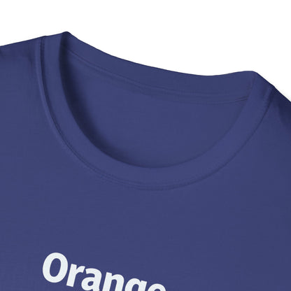 Grateful Orange T-Shirt, Unisex Casual Wear, Thanksgiving Shirt, Fall Vibes Tee, Gift for Friends, Comfortable Everyday Apparel - Psychonaut Swag
