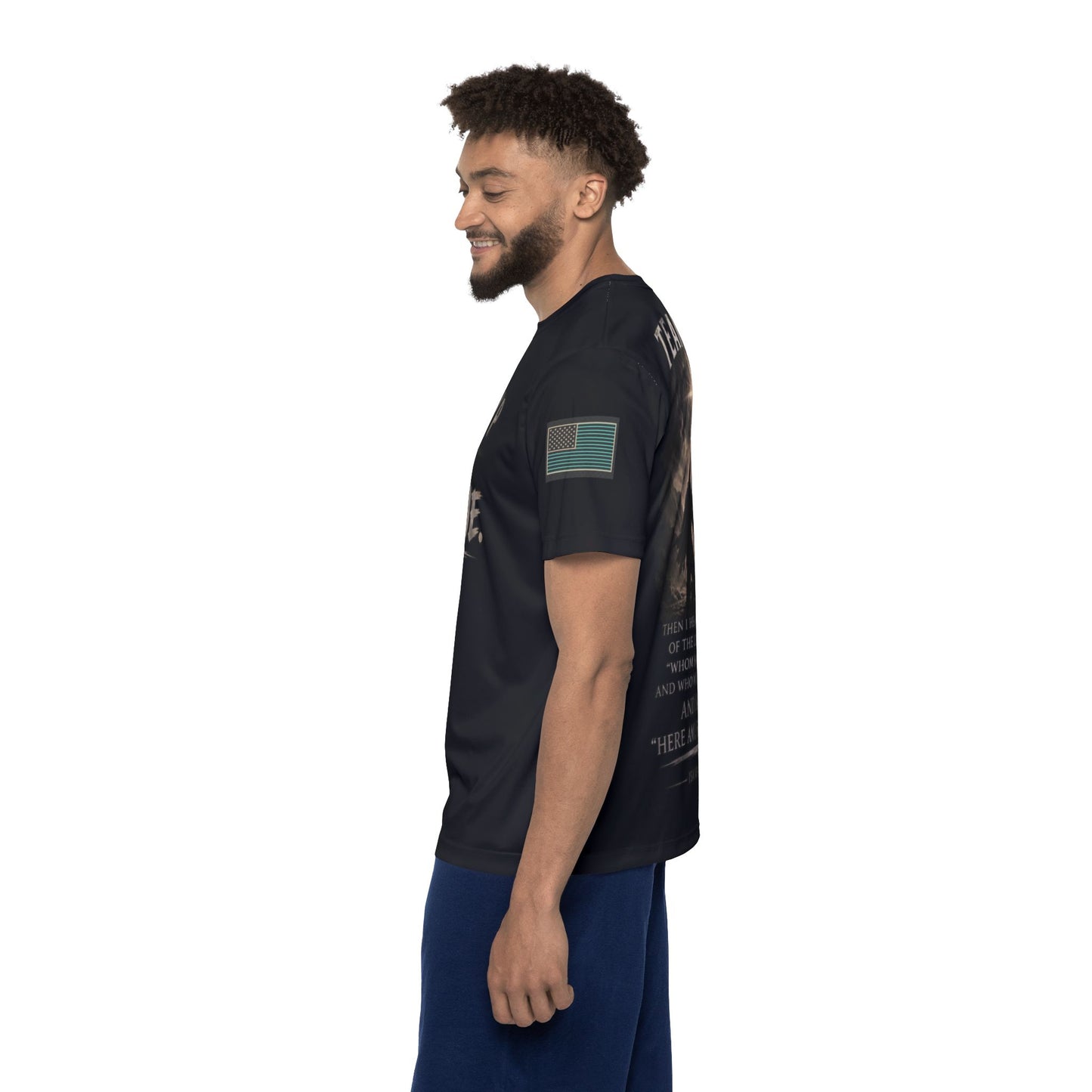 Team I/P "Send Me" Men's Sports Jersey — Isaiah 6:8 Inspirational Christian Athletic Shirt