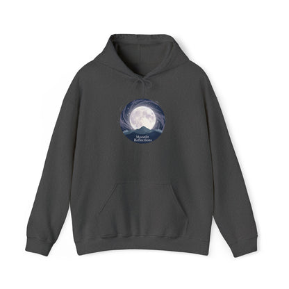Moonlit Cove Hoodie – Serene Nightscape Graphic Sweatshirt