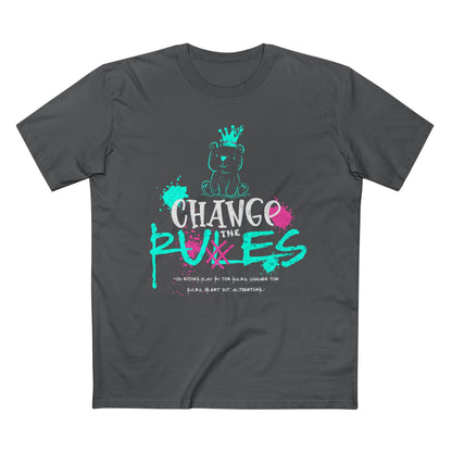 Change the Rules, Bear Adult Staple Tee