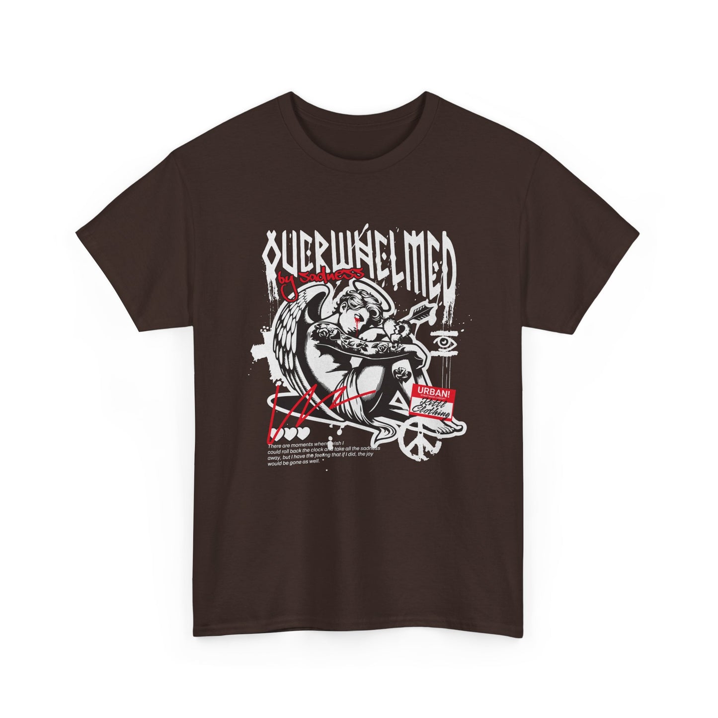 Overwhelmed, Unisex Heavy Cotton Tee