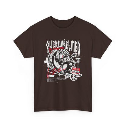 Overwhelmed, Unisex Heavy Cotton Tee