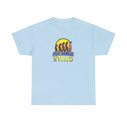 Psychonaut swag small biz, Heavy Cotton Tee, Cool Graphic T-Shirt, Streetwear Top, Gift for Psychonauts, Fun Casual Wear