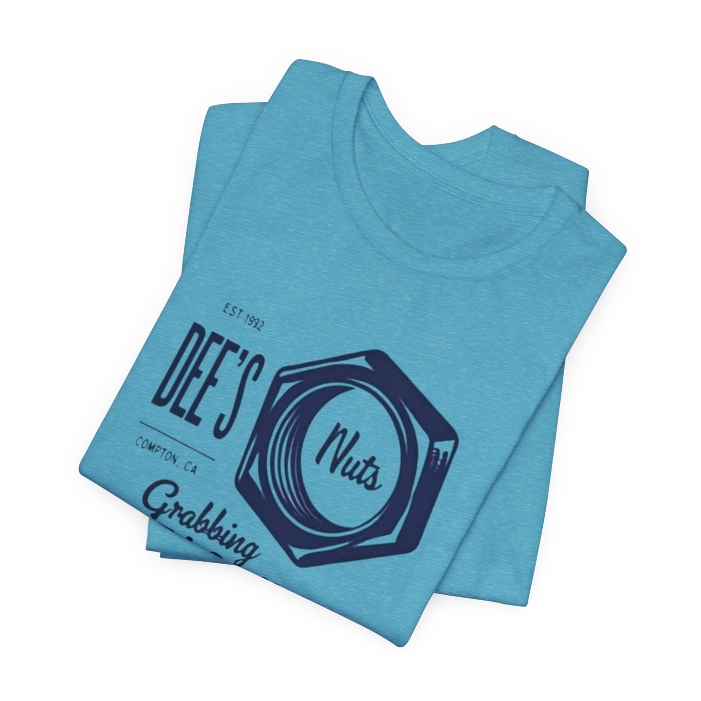 Retro Gas Station Tee — Dee's Nuts Coffee Logo T-Shirt