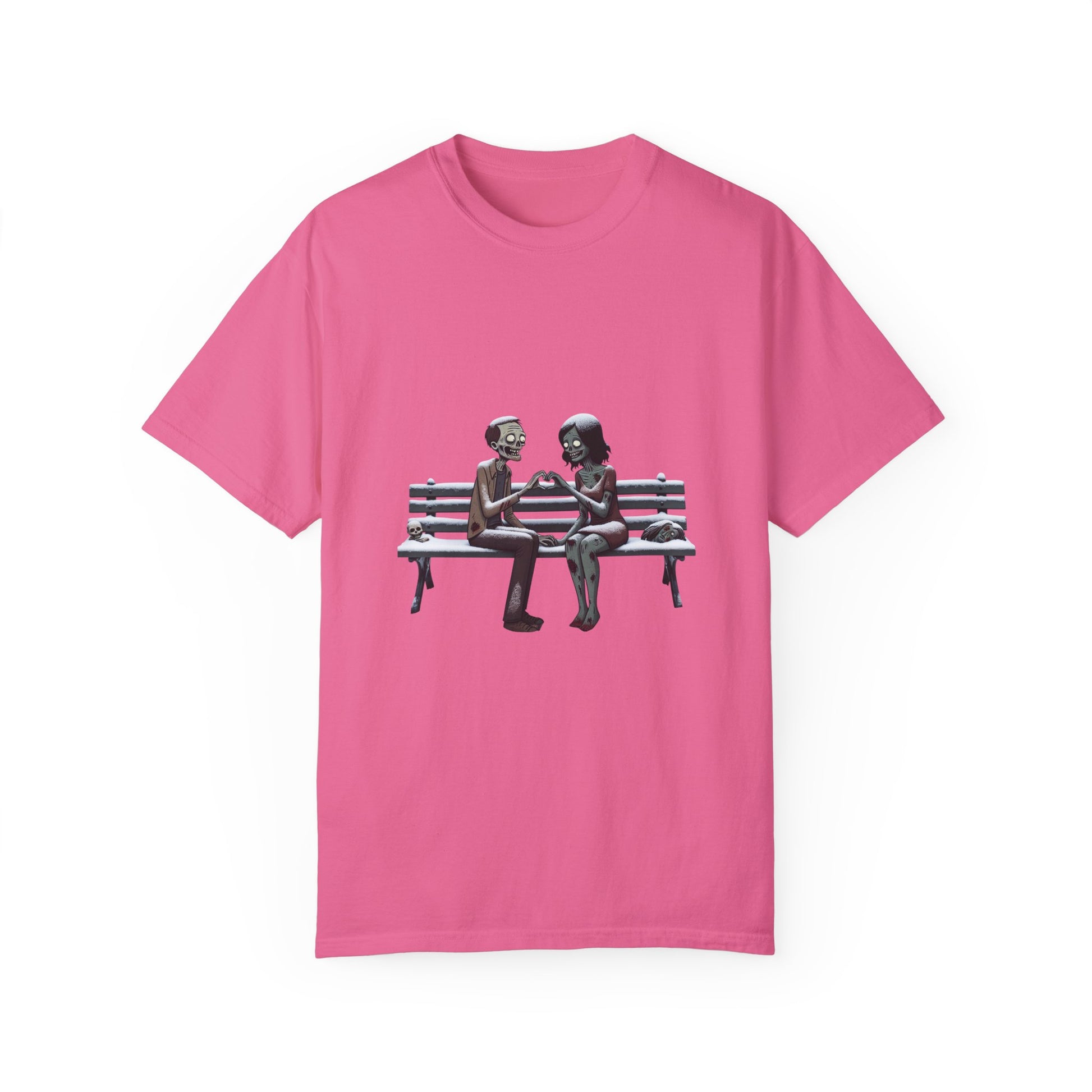 Zombie heart tee, Unisex Garment-Dyed T-shirt - Psychonaut Swag