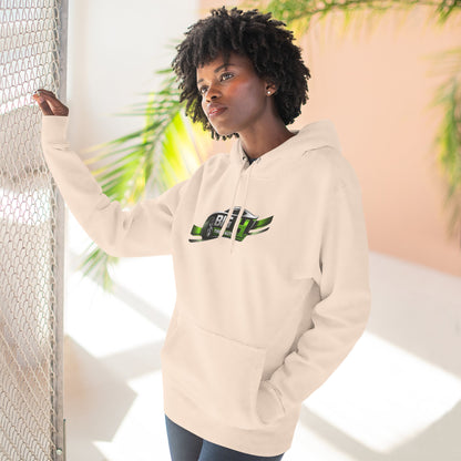Mechanic Big H, Three-Panel Fleece Hoodie