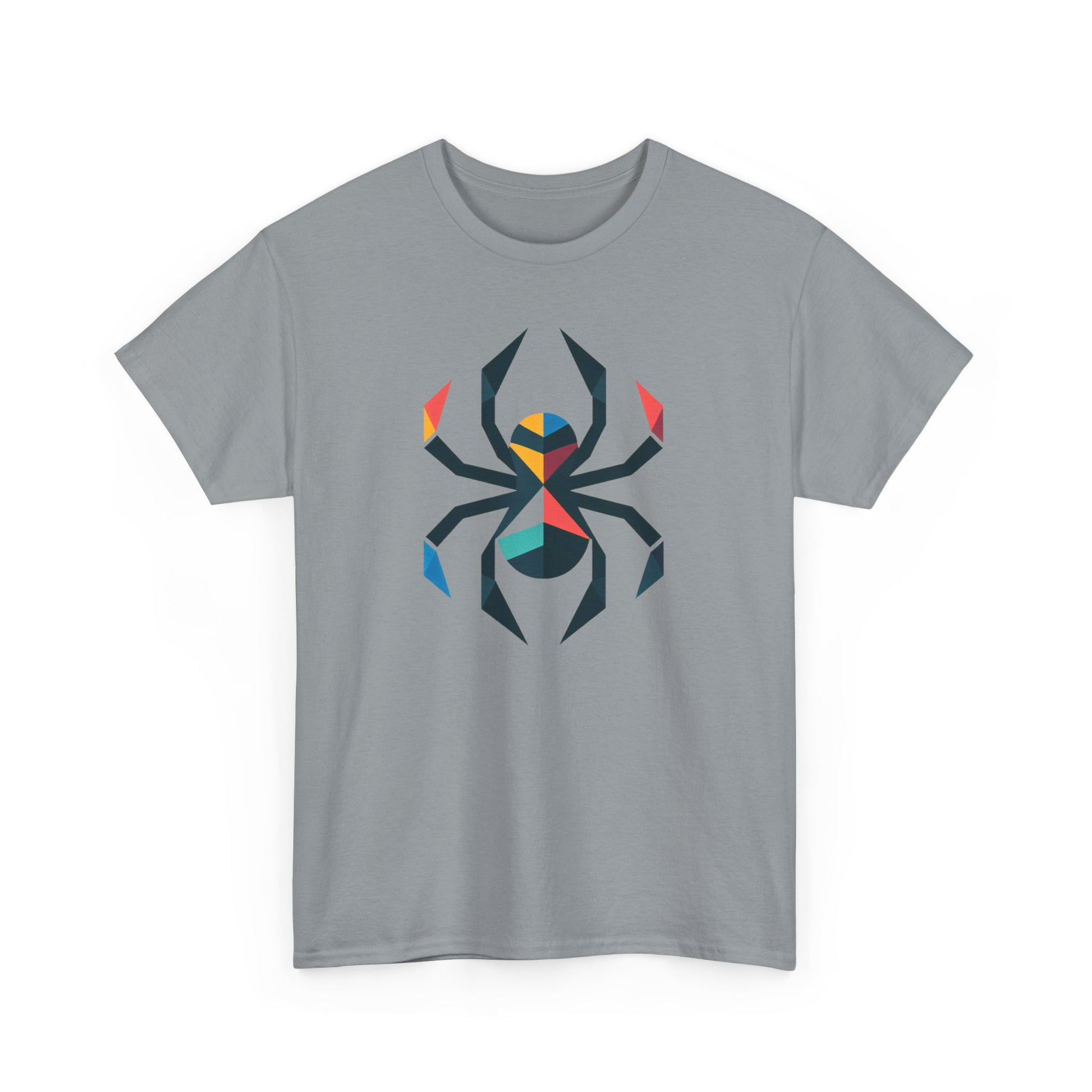 Colorful Spider, Graphic Unisex Heavy Cotton Tee - Psychonaut Swag