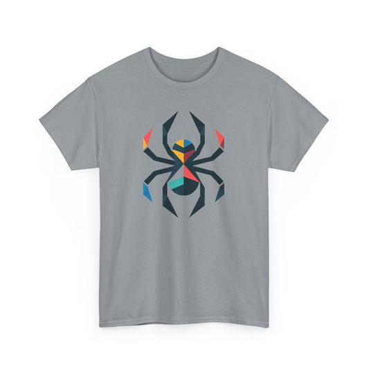 Colorful Spider, Graphic Unisex Heavy Cotton Tee - Psychonaut Swag
