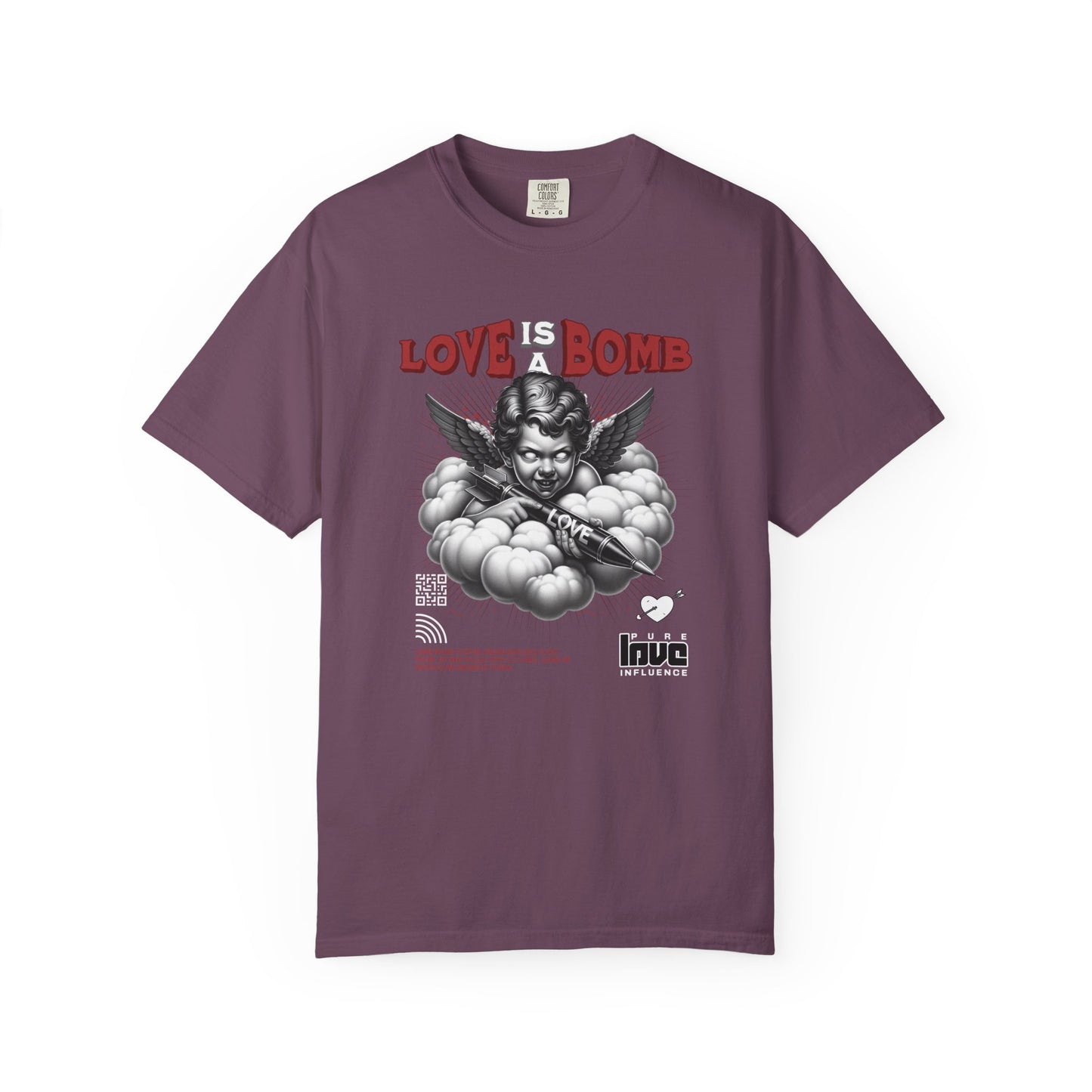 Love Is a Bomb T-Shirt — Vintage Cherub Graphic Tee