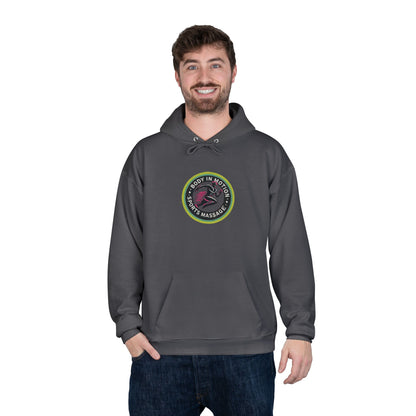 Sports Massage, Logo Hoodie — 'Run Fast' Athletic Pullover
