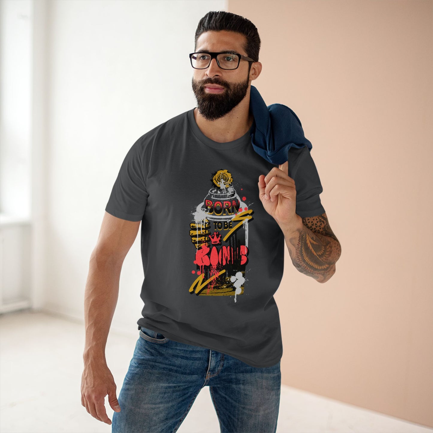 Born to be king, Adult Staple Tee