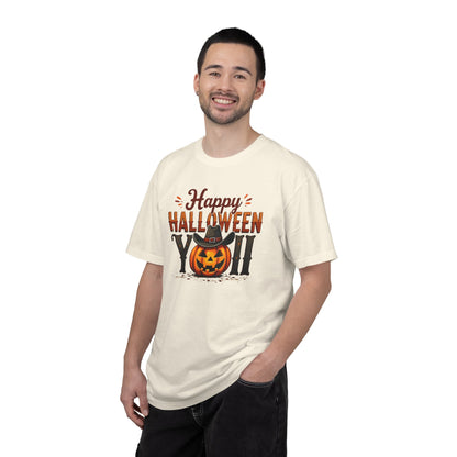 Halloween T-Shirt — "Happy Halloween You" Pumpkin Witch Graphic