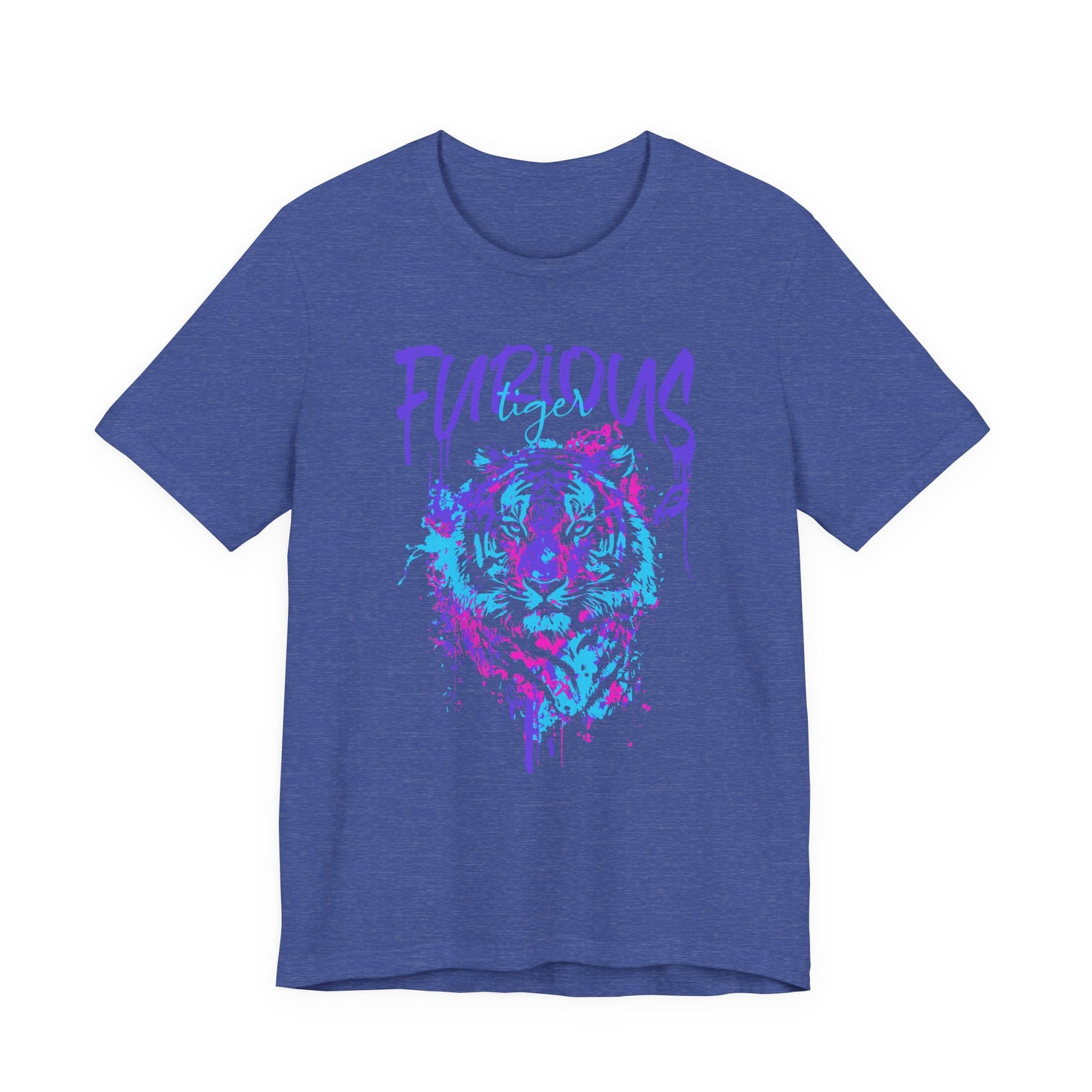 Furious Tiger, Unisex Jersey Short Sleeve Tee