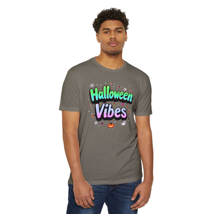 Halloween Vibes tee, Unisex T-Shirt, Spooky Graphic Tee, Fall Fashion, Halloween Costume, Casual Wear, Trick or Treat Shirt