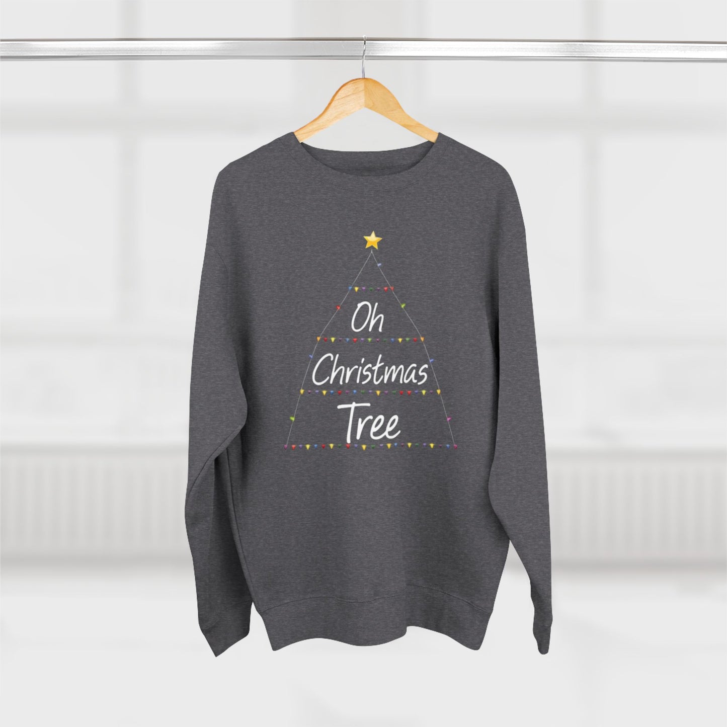 Oh Christmas Tree Sweatshirt — Minimal Holiday Crewneck