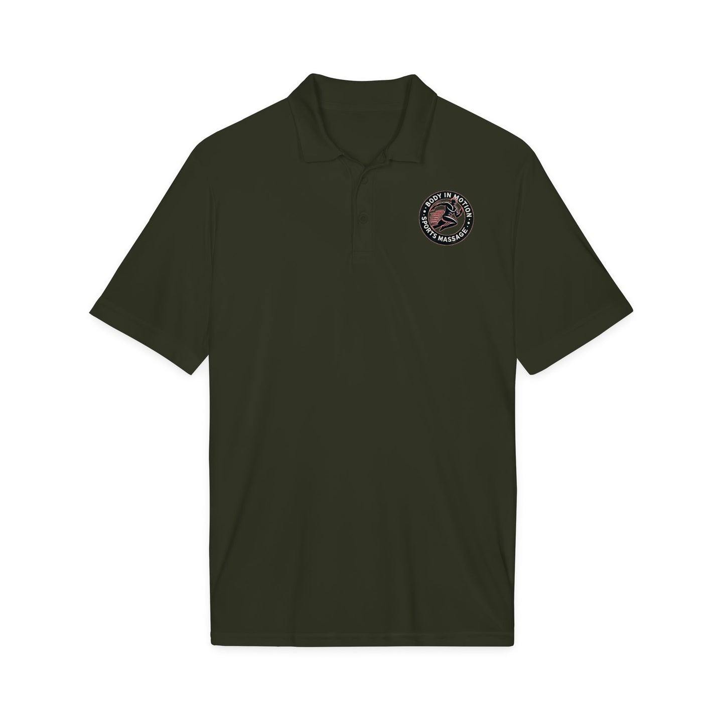 Sports Massage, Embroidered Massage Therapy Logo Polo