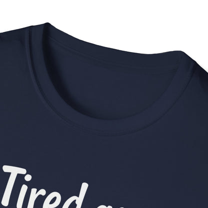 Tired as a Mother T-Shirt, Funny Mom Tee, Gift for Mothers Day, Unisex Tee, Coffee Lover Shirt, Relaxed Fit T-Shirt - Psychonaut Swag