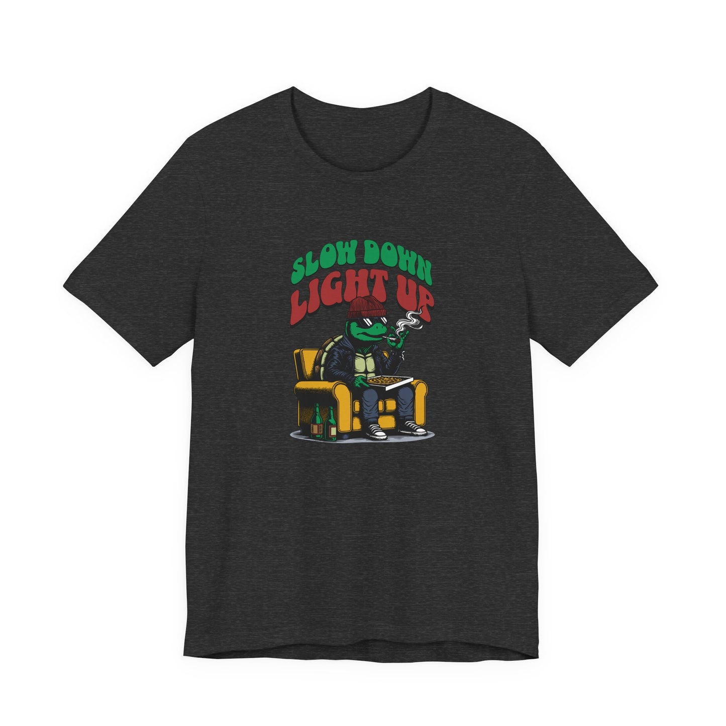 Slow Turtle, Unisex Jersey Short Sleeve Tee