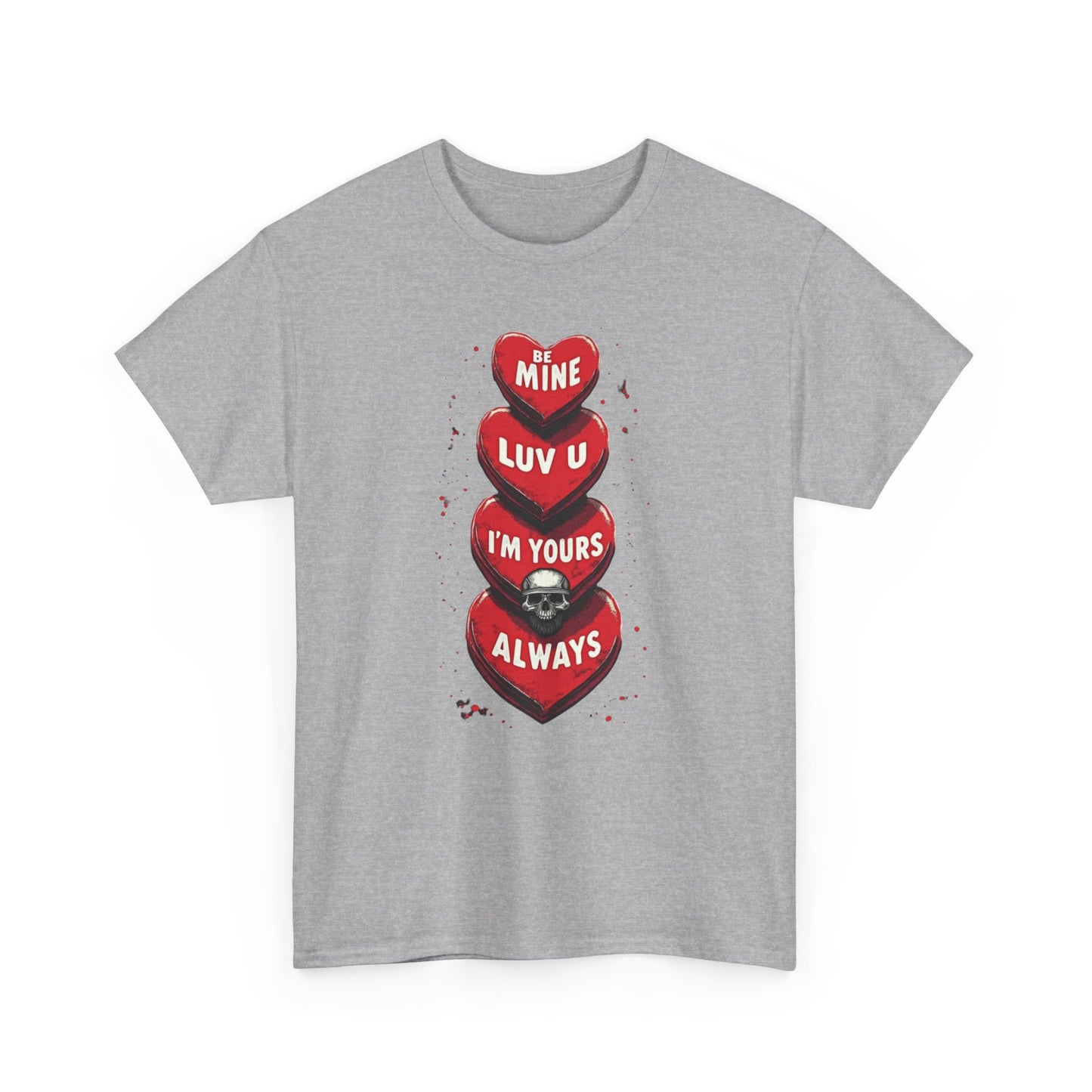 Heart stack,  Heavy Cotton Tee