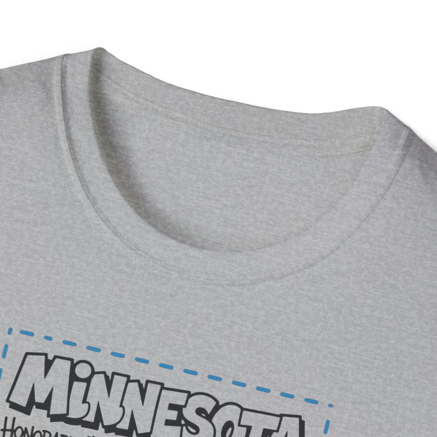 Minnesota Map of Piracy Graphic T-Shirt — Cute State Landmark Tee ("Minnesota")