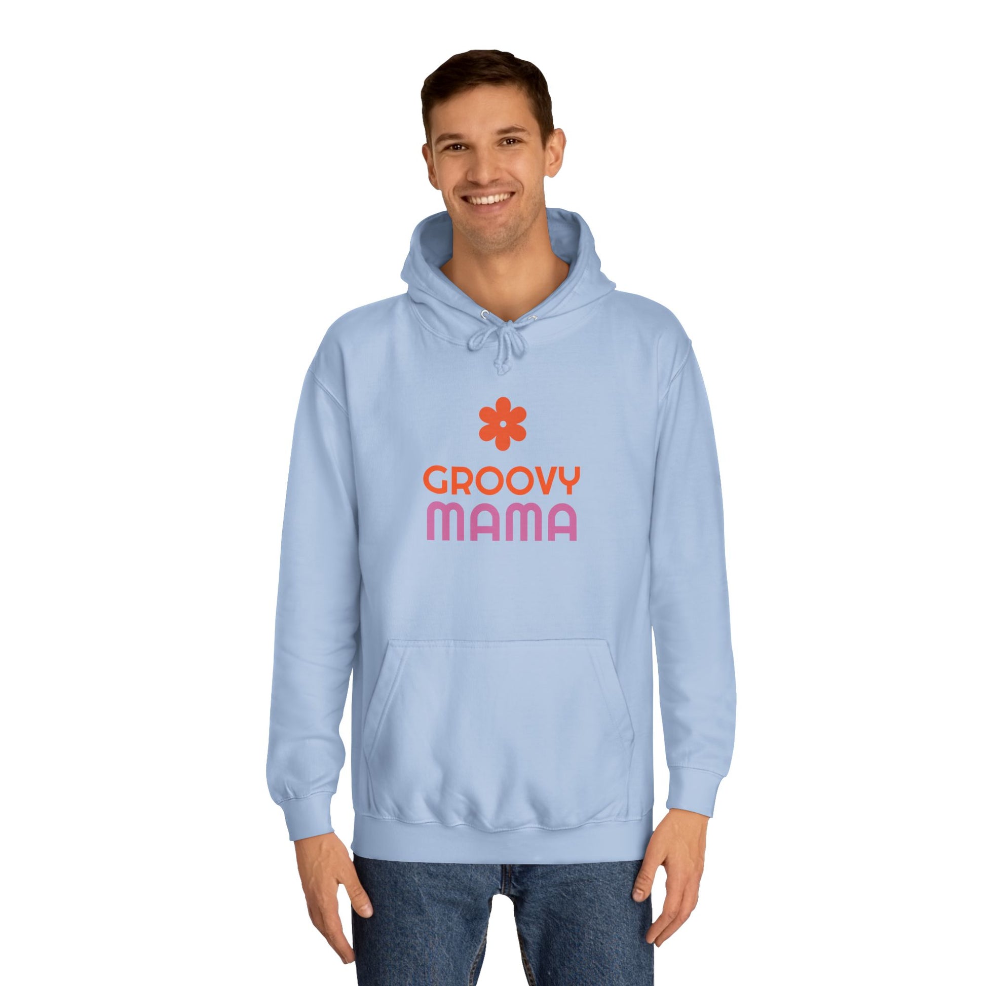 Groovy Mama Unisex College Hoodie - Psychonaut Swag