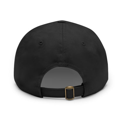 Stylish Dad Hat with Leather Patch - Perfect Gift for Dads, Casual Outings, Summer Days, Unique Accessories, Fashionable Headwear