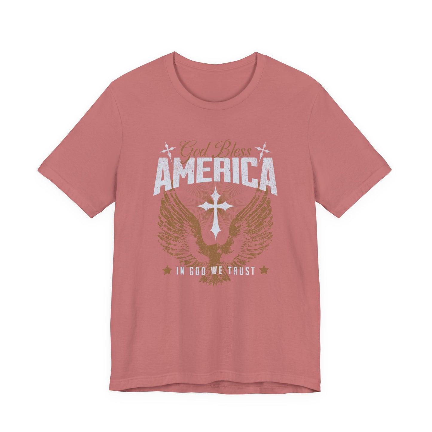 God Bless America Eagle T-Shirt — Patriotic Fourth of July Tee