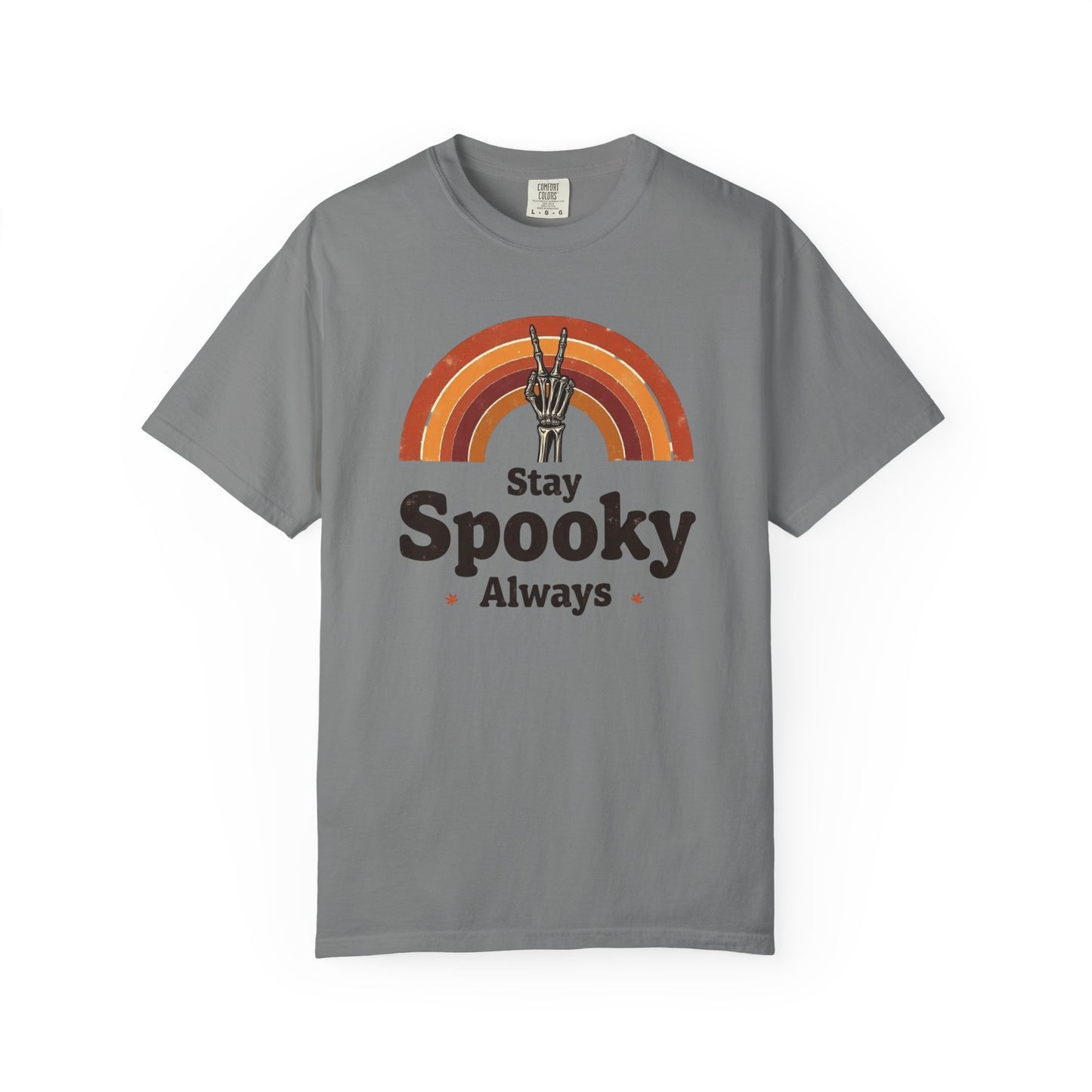 Stay Spooky Always T-Shirt — Retro Rainbow Halloween Tee