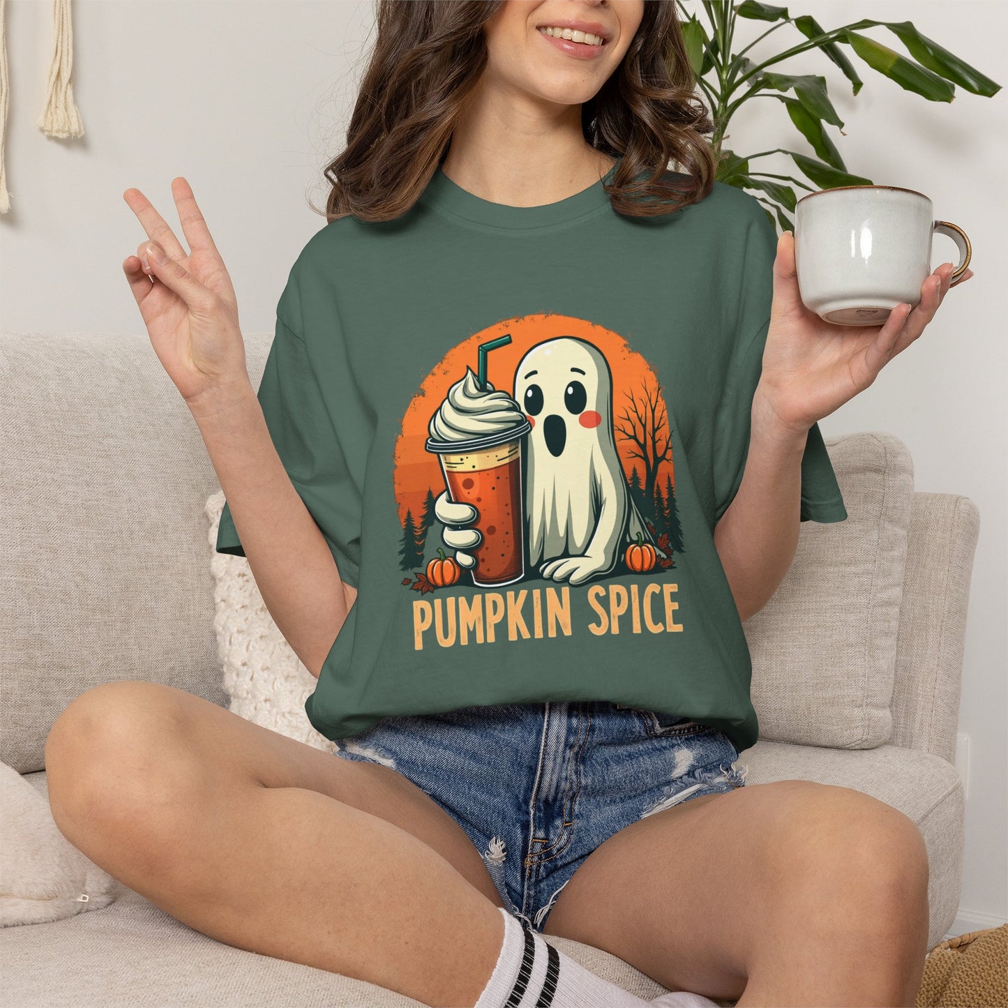 Pumpkin Spice Ghost T-Shirt