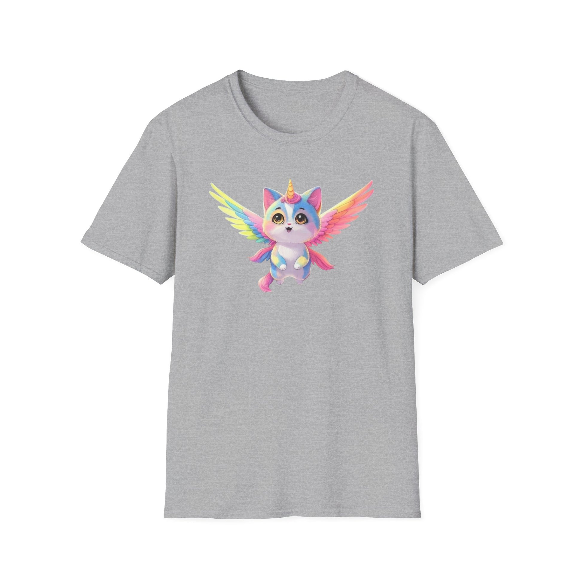 Flying Catacorn, T-Shirt - Cute Flying Feline Unicorn Design - Psychonaut Swag