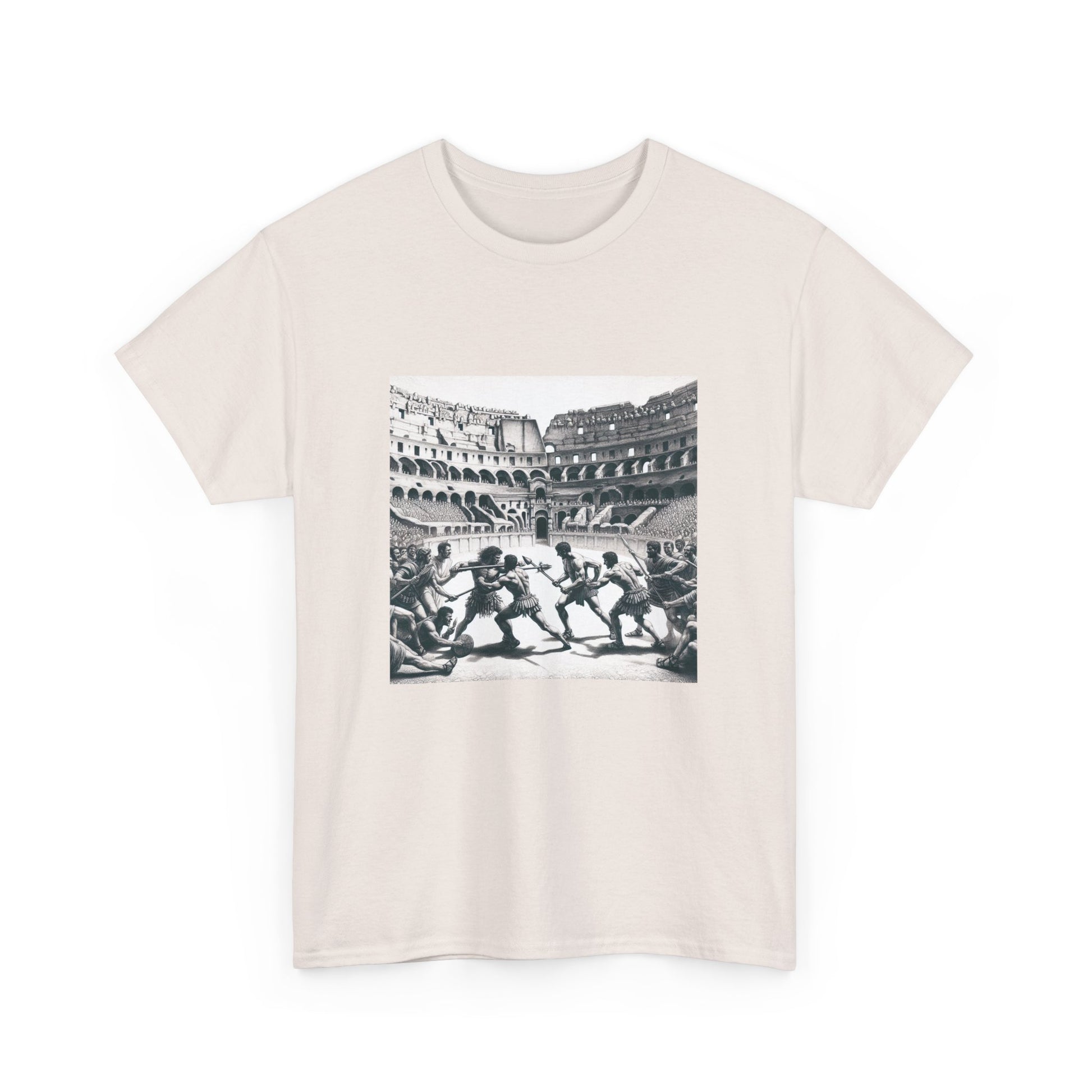 Gladiator, fight Unisex Heavy Cotton Tee - Psychonaut Swag