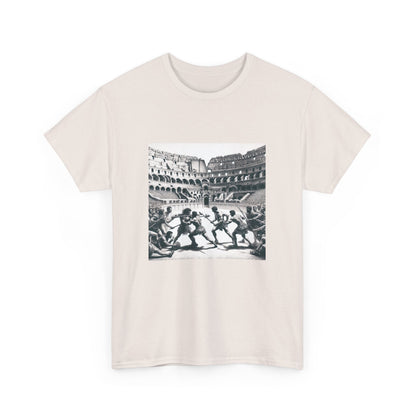 Gladiator, fight Unisex Heavy Cotton Tee - Psychonaut Swag