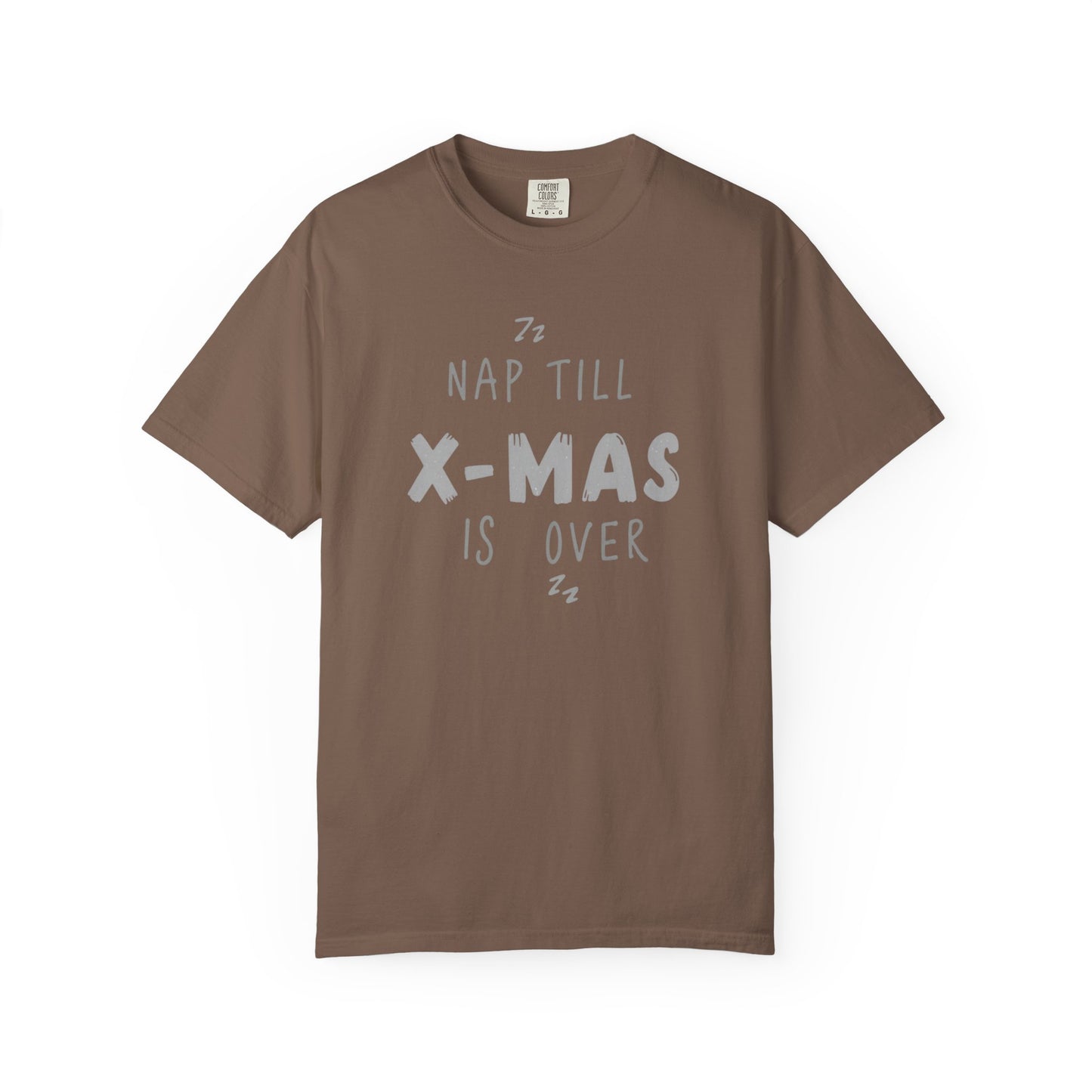 Nap Till X-Mas T-Shirt — Funny Christmas Holiday Tee