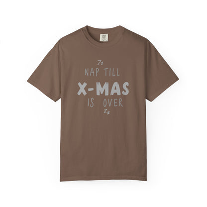 Nap Till X-Mas T-Shirt — Funny Christmas Holiday Tee