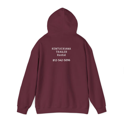 Kentuckiana Small biz swag, Trailer Rental Hoodie for Road Trips, Gifts for Adventure Lovers, Unique Hoodie for Renters, Travel Gear, Funny Sweatshirt