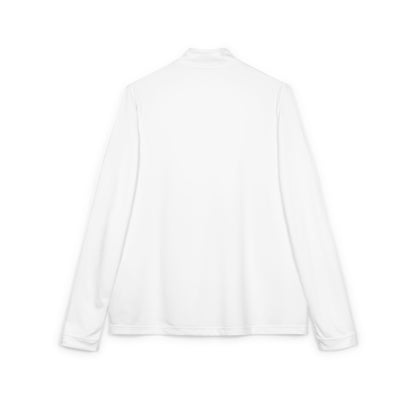 Sports Massage, Embroidered Quarter-Zip Pullover — Adidas Performance Long-Sleeve