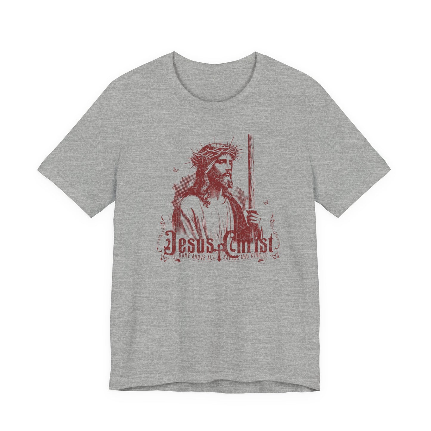 Jesus Christ iconic Tee – Christian Faith T‑Shirt with Crown of Thorns Design