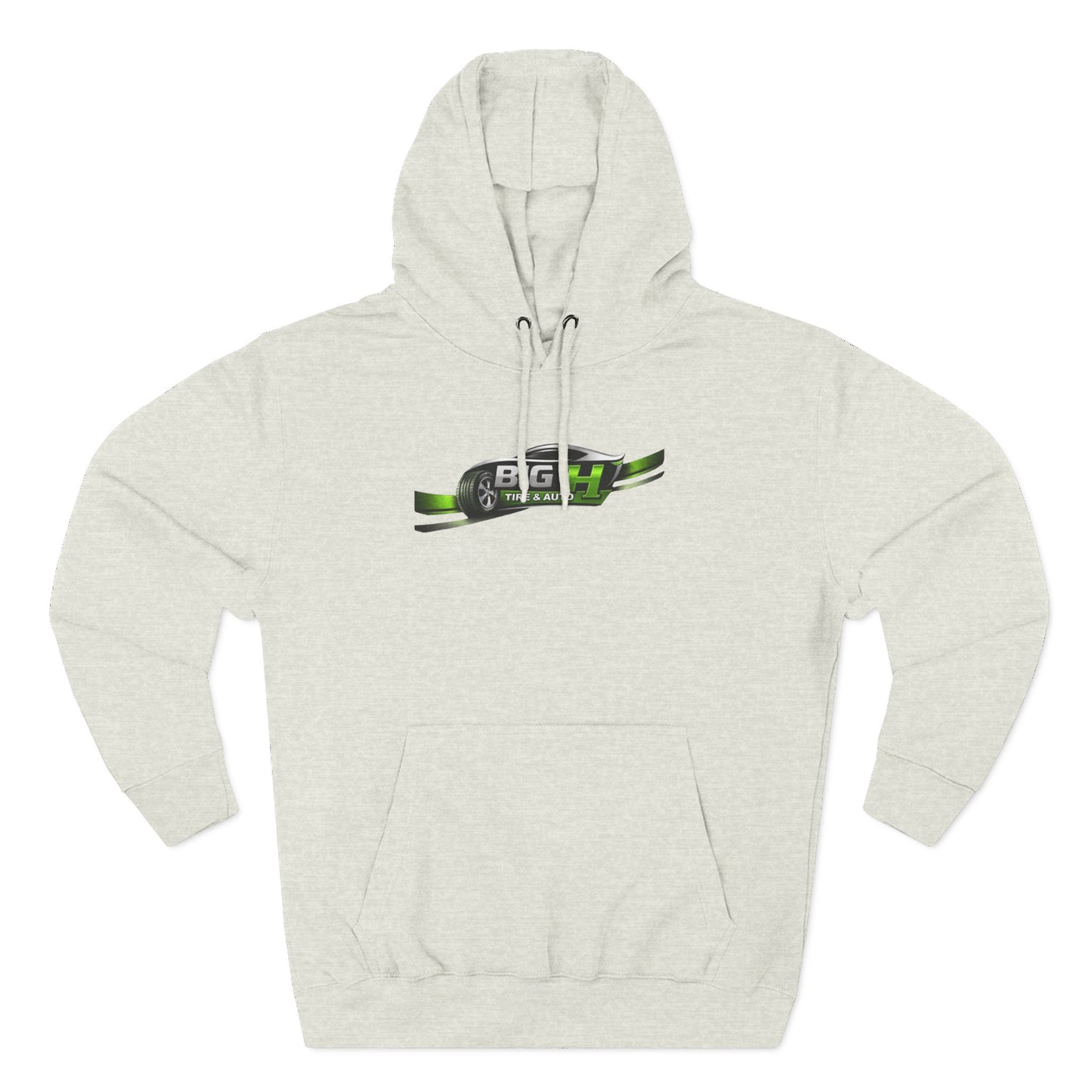 Mechanic Big H, Three-Panel Fleece Hoodie