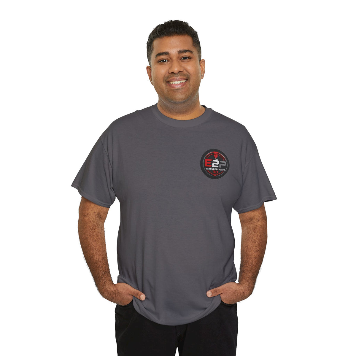 Extruder2Plate3D, Poop Happens T‑Shirt — Funny Cartoon 3D Printer Graphic Tee